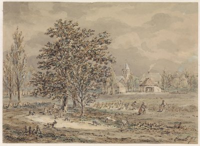 Zoelmond 村庄景观 作者 Gerardus Emaus de Micault