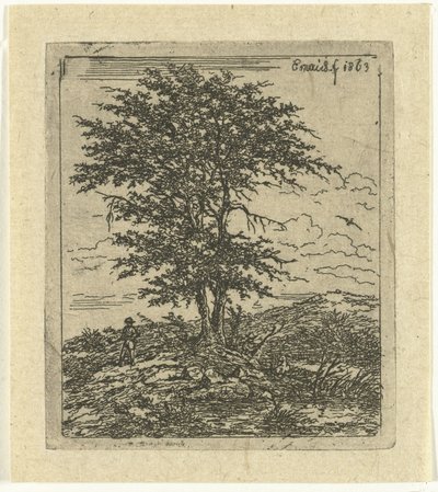 橡树与猎人的风景
橡树 作者 Gerardus Emaus de Micault