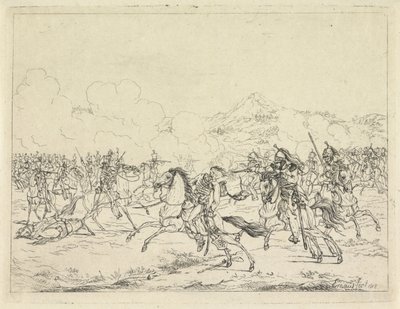 腓特烈-威廉-不伦瑞克的倒台，1815 年 作者 Gerardus Emaus de Micault