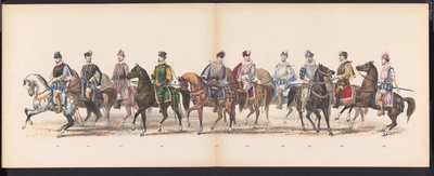 莱顿学生化妆舞会，1870 年（图版 10）
1870 年 6 月 7 日莱顿学生联谊会成员为庆祝莱顿大学建校 295 周年而举行的化装游行，代表 1870 年莱顿之行。 作者 杰拉杜斯·约翰内斯·博斯