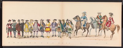 莱顿学生化妆舞会，1875 年（图版 16）
1875 年 6 月 15 日莱顿学生联谊会成员为庆祝莱顿大学建校 300 周年而举行的化妆舞会，描绘了莱顿大学，如图所示。 作者 杰拉杜斯·约翰内斯·博斯