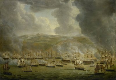 英荷联合舰队进攻阿尔及尔 作者 Gerardus Laurentius Keultjes