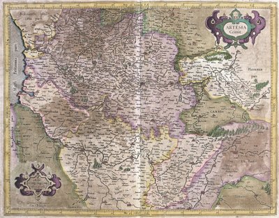阿图瓦，法国 （雕刻 作者 杰拉杜斯·墨卡托