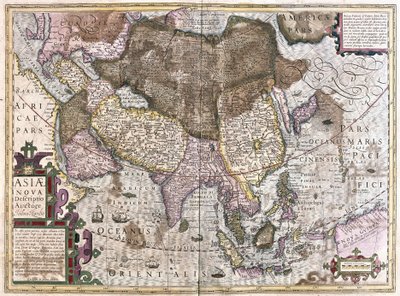 亚洲 (雕刻 作者 杰拉杜斯·墨卡托