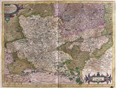 Hainaut，那慕尔，比利时 （雕刻 作者 杰拉杜斯·墨卡托
