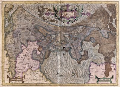 Netherlands (engraving 作者 杰拉杜斯·墨卡托
