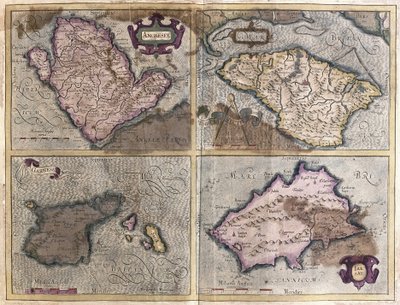 The British Islands (engraving 作者 杰拉杜斯·墨卡托