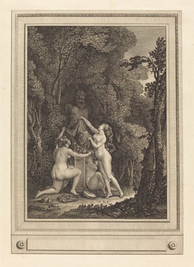 严谨的仙女》，1784年。 作者 杰罗·维达尔