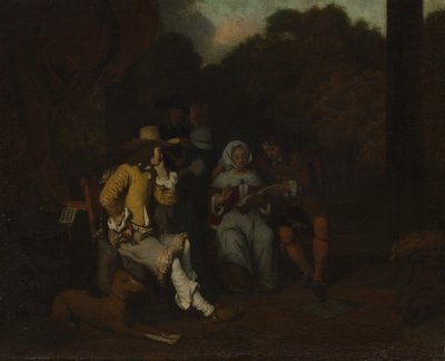 一个音乐聚会，1650年代初。 作者 Gerbrand van den Eeckhout