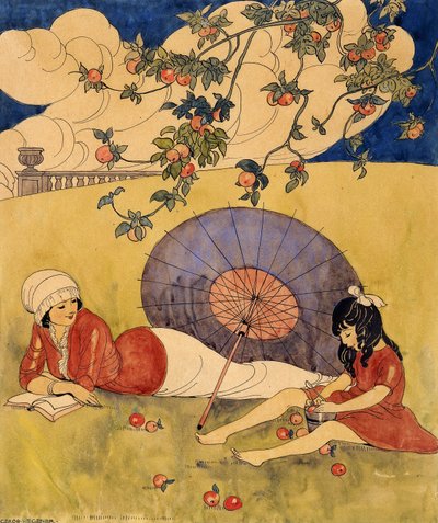 在果园里 作者 Gerda Marie Frederike Wegener