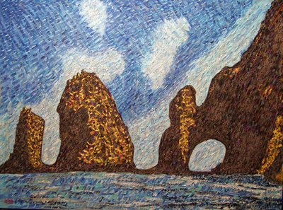 卡波拱门，2018（布面油画） 作者 格哈特·伊斯林豪斯