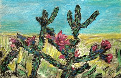 盛开的花冠，2017（纸上绘画） 作者 格哈特·伊斯林豪斯