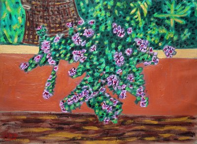 Rosy Periwinle，2024 年（布面油画） 作者 格哈特·伊斯林豪斯