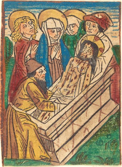 埋葬》（The Entombment 作者 德国 15 世纪