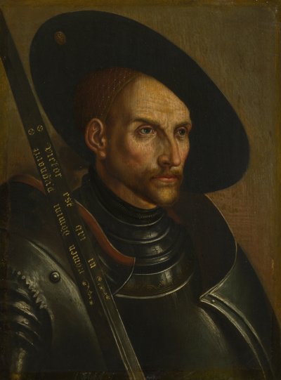 埃德扎德一世肖像，东弗里西亚伯爵（1461-1528），18世纪 作者 German Master