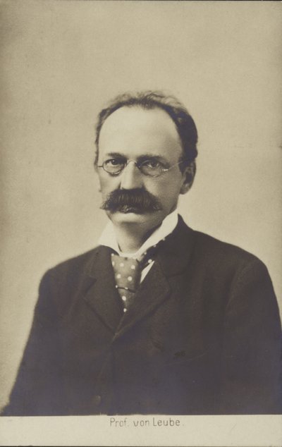 Wilhelm Olivier Leube（黑白照片） 作者 德国摄影师