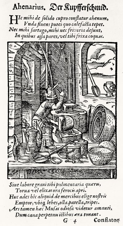 Copper-Smith，由Hartman Schopper出版 作者 德国学校