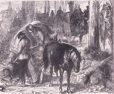 细目，Cassells 法德战争史，Cassell and Company Limited 出版，约 1890 年（石版画） 作者 德国学校