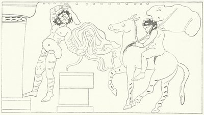 A scene from The Frogs, a play by Greek playwright Aristophanes (engraving) 作者 德国学校