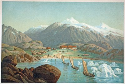 抵达弗里德里希斯塔尔的船只，p。伦敦，1874年 作者 德国学校