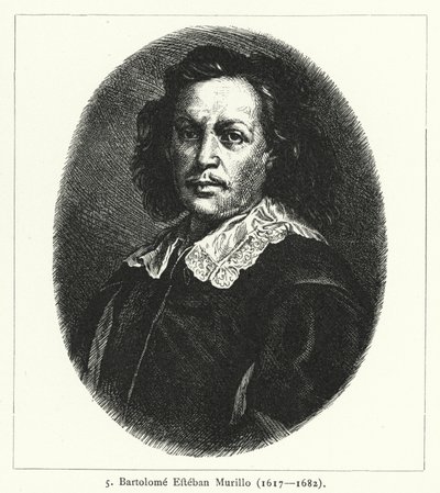 Bartolome Esteban Murillo，西班牙巴洛克画家（版画） 作者 德国学校