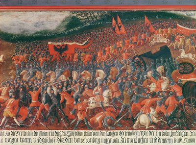 德国克朗滕贝格战役，参见c.1388 作者 German School
