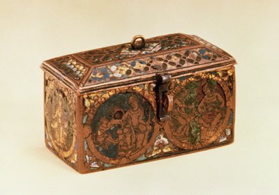 棺材，13世纪（铜上珐琅） 作者 German School