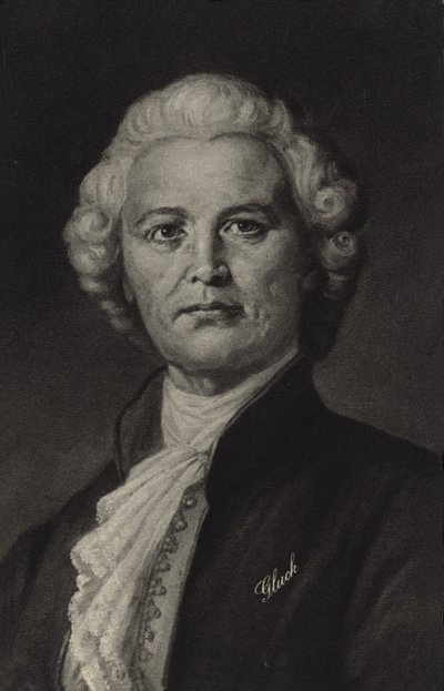 Christoph Willibald Gluck，早期古典时期（1714-1787）的德国歌剧作曲家。 作者 德国学校