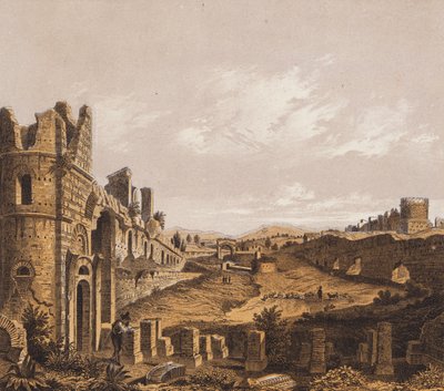 罗马马克森提乌斯马戏团（彩色石版画） 作者 德国学校