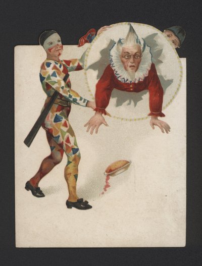小丑 (chromolitho) 作者 德国学校