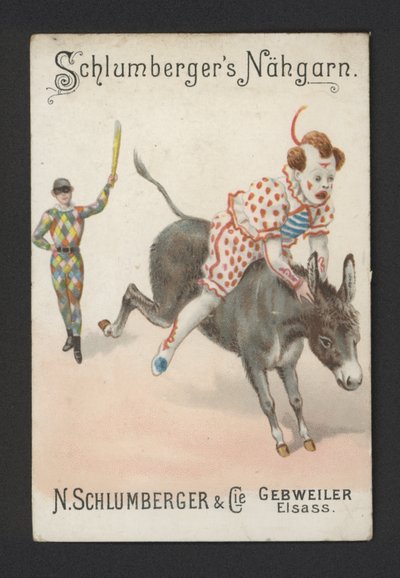 小丑 (chromolitho) 作者 德国学校