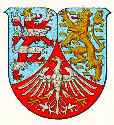 Hessen-Nassau的徽章，c.1898 作者 德国学校