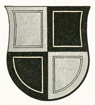 Zollern（Hechingen）的徽章，c.1898 作者 德国学校