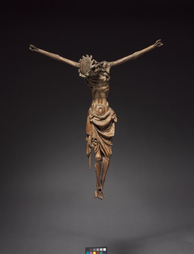 钉在十字架上的基督，c.1340-50 作者 德国学校