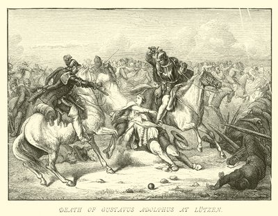 在卢岑的Gustavus Adolphus死亡 作者 德国学校