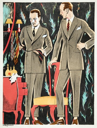 Der Arbiter，Fasskessel & Muntmann的服装，来自Styl，出版于1922年（宝色印刷）。 作者 德国学校