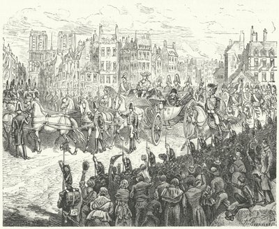1814年，路易十八国王进入巴黎 作者 德国学校
