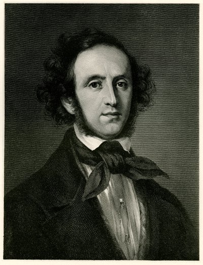 Felix Mendelssohn-Bartholdy，1884-90（照片型） 作者 德国学校