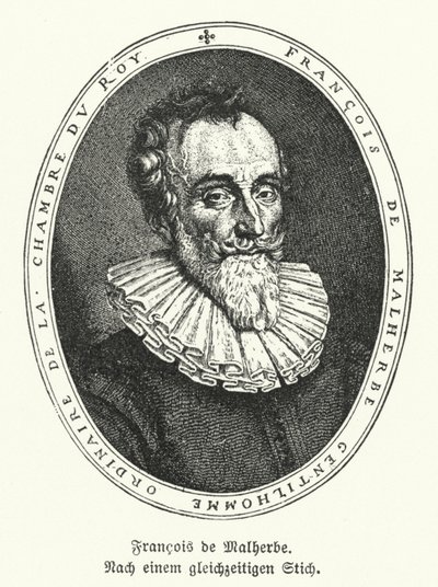 Francois de Malherbe，法国诗人和翻译家（石膏）。 作者 德国学校