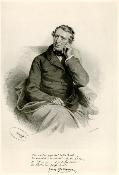 Franz Grillparzer，1884-90（照片型） 作者 德国学校