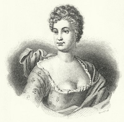 Friederike Caroline Neuber，德国女演员和戏剧导演（雕刻） 作者 德国学校