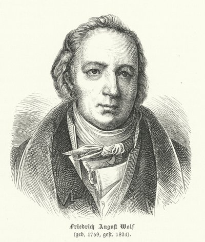 Friedrich August Wolf，德国古典主义者和语言学家 作者 德国学校