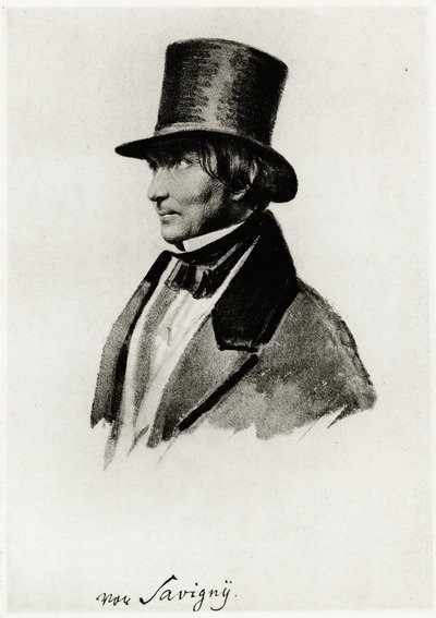 Friedrich Carl von Savigny，1884-90 作者 德国学校