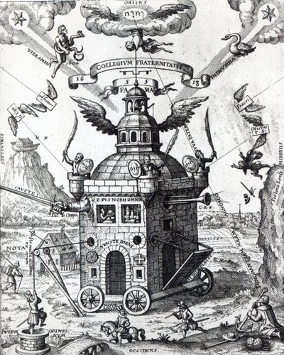 通过提阿Schweighardt，1618名人堂大学博爱的卷首 作者 德国学校