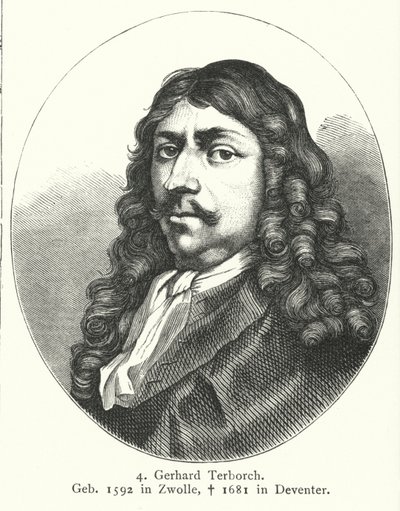 Gerard ter Borch，荷兰黄金时代的画家（版画） 作者 德国学校