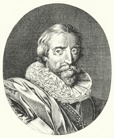 Giambattista Marino，意大利诗人（版画） 作者 德国学校