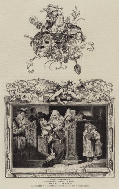 歌德《浮士德》（版画） 作者 德国学校