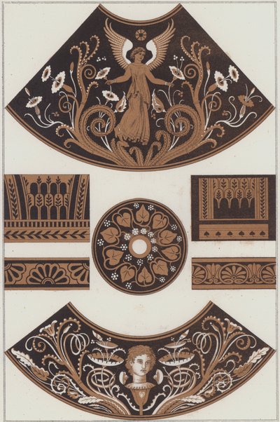 希腊陶瓷绘画（彩色石版画） 作者 德国学校