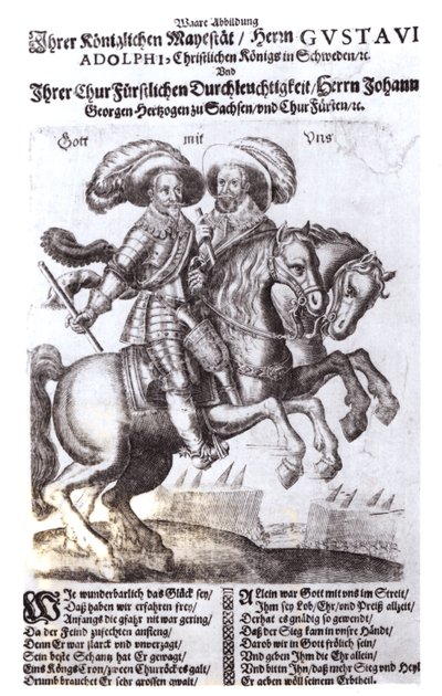 Gustavus Adolphus II（1594-1632）和Gustavus Adolphus IV（1778-1837），瑞典国王 作者 德国学校