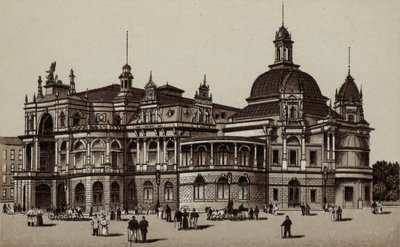 Hamburg: Concerthaus, Concert-House (litho) 作者 德国学校